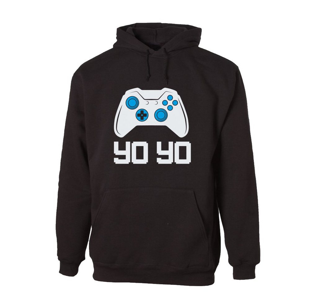 G-graphics Hoodie Yo Yo – Gamepad mit trendigem Frontprint, Aufdruck auf der Vorderseite, Spruch/Sprüche/Print/Motiv, für jung & alt von G-graphics