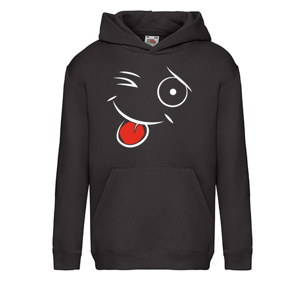 G-graphics Hoodie Zwinker Smiley Kinder Hoodie / Kapuzenpullover, Mit Print/Motiv von G-graphics