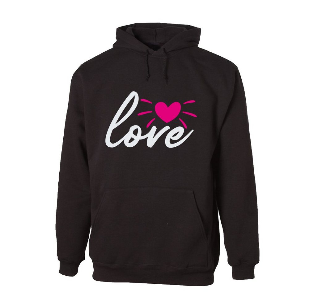 G-graphics Hoodie love mit trendigem Frontprint, Aufdruck auf der Vorderseite, Spruch/Sprüche/Print/Motiv, für jung & alt von G-graphics