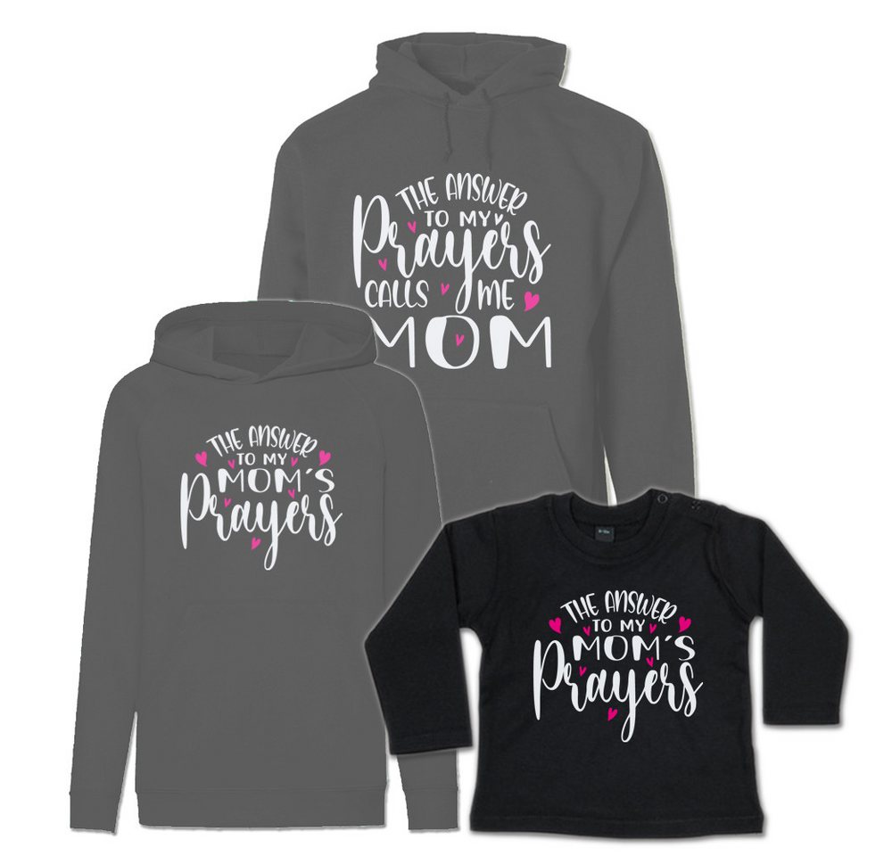 G-graphics Kapuzenpullover The Answer to all Prayers (Familienset, Einzelteile zum selbst zusammenstellen) Kinder & Erwachsenen-Hoodie & Baby Sweater von G-graphics