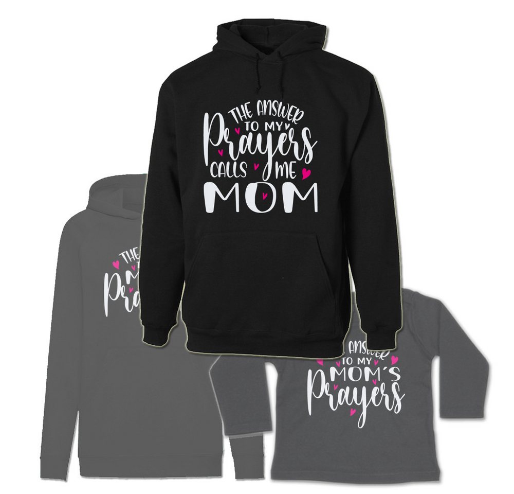 G-graphics Kapuzenpullover The Answer to all Prayers (Familienset, Einzelteile zum selbst zusammenstellen) Kinder & Erwachsenen-Hoodie & Baby Sweater von G-graphics