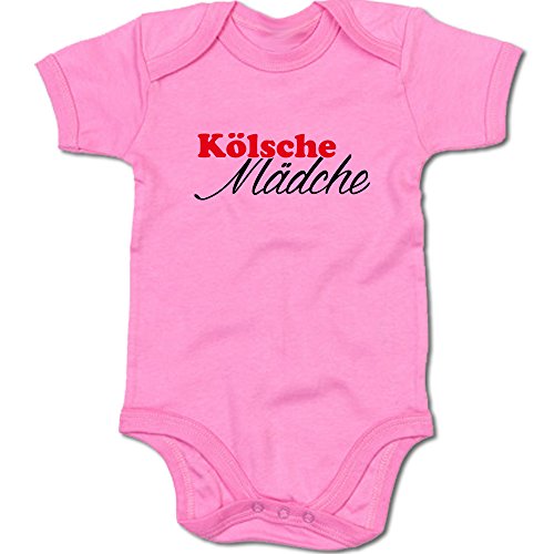 G-graphics Kölsche Mädche Baby Body Suit Strampler 250.0108 (3-6 Monate, pink) von G-graphics