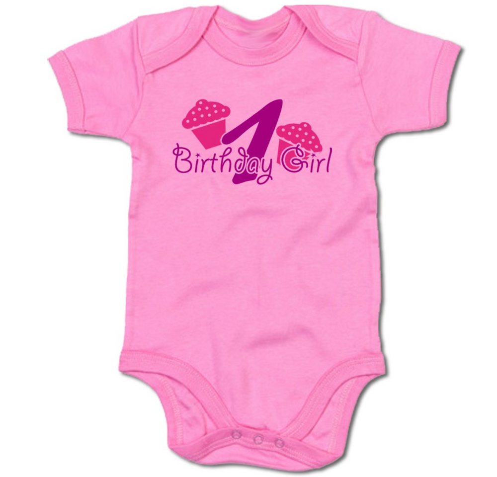 G-graphics Kurzarmbody Baby Body - 1 – Birthday Girl mit Spruch / Sprüche • Babykleidung • Geschenk zum Geburtstag • Strampler von G-graphics