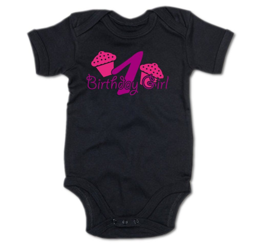 G-graphics Kurzarmbody Baby Body - 1 – Birthday Girl mit Spruch / Sprüche • Babykleidung • Geschenk zum Geburtstag • Strampler von G-graphics