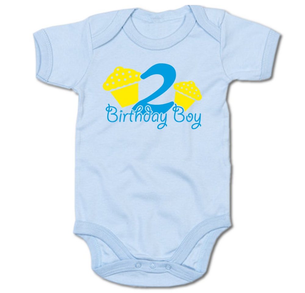 G-graphics Kurzarmbody 2 – Birthday Boy Baby Body mit Spruch / Motiv / Aufdruck • zum zweiten Geburtstag von G-graphics
