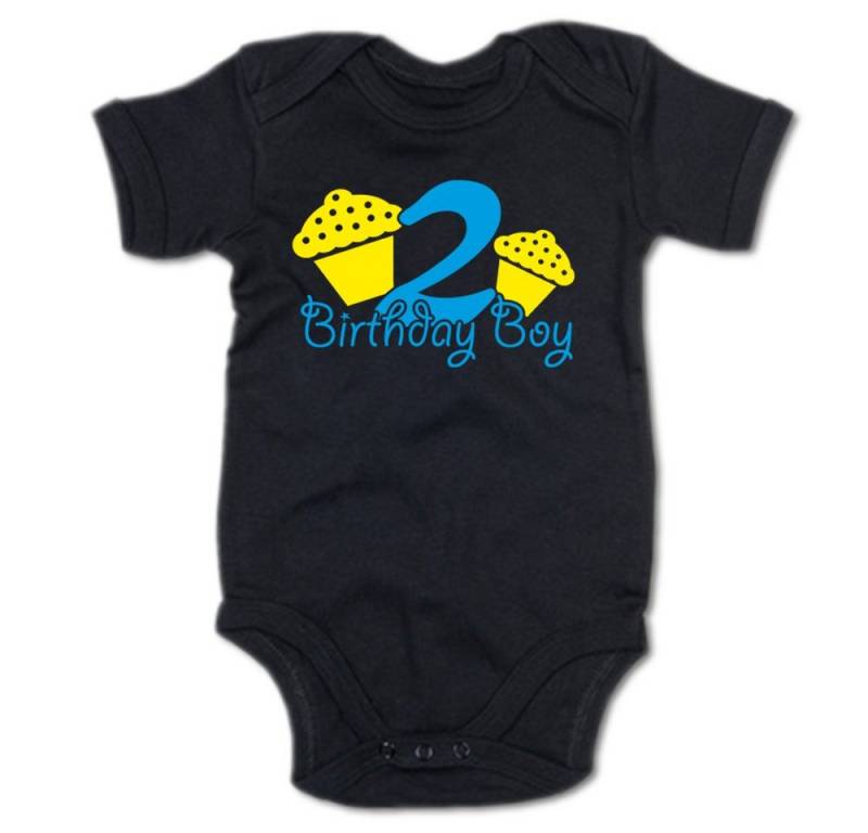 G-graphics Kurzarmbody 2 – Birthday Boy Baby Body mit Spruch / Motiv / Aufdruck • zum zweiten Geburtstag von G-graphics