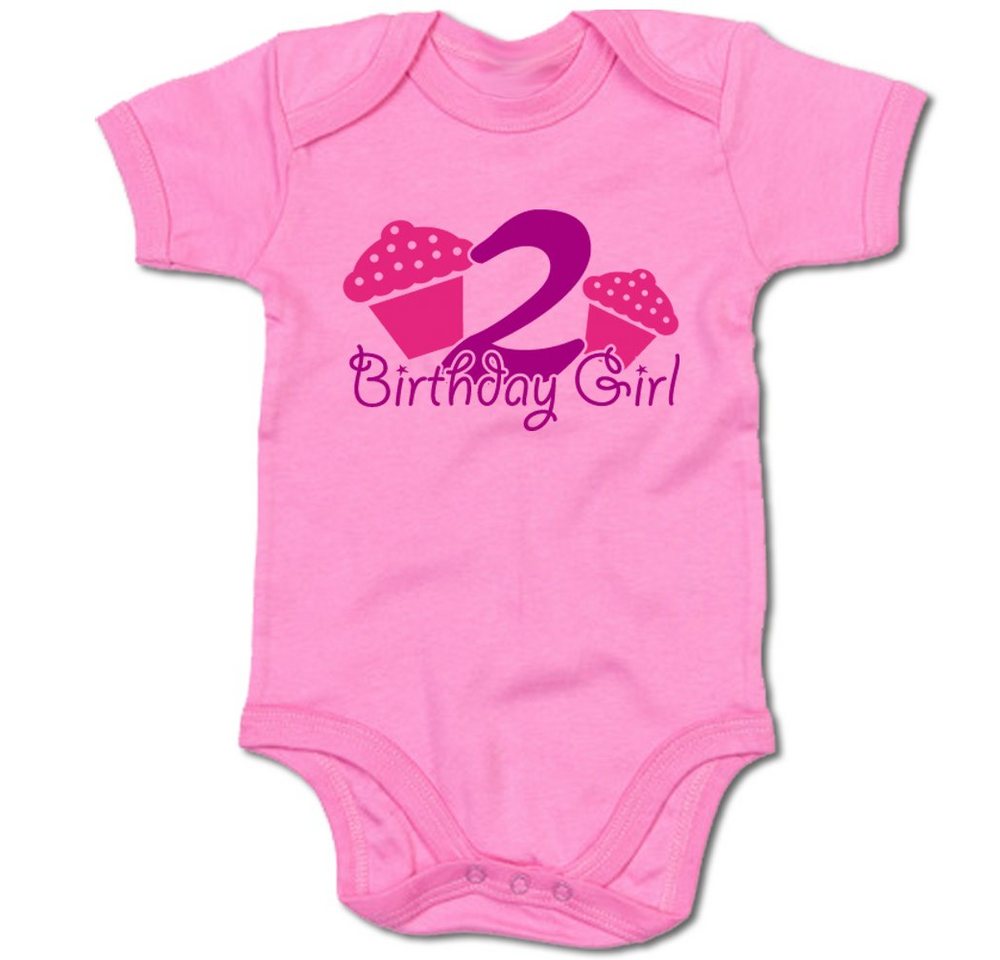 G-graphics Kurzarmbody Baby Body - 2 – Birthday Girl mit Spruch / Sprüche • Babykleidung • Geschenk zum Geburtstag • Strampler von G-graphics