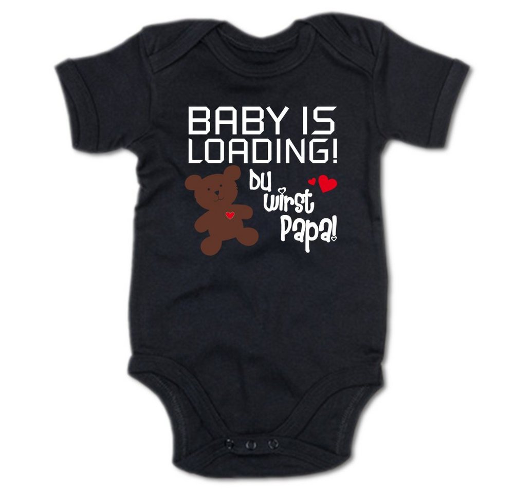 G-graphics Kurzarmbody Baby is loading! Du wirst Papa! Baby Body mit Spruch / Aufdruck • für den „Papa to be“ von G-graphics