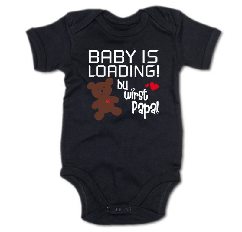 G-graphics Kurzarmbody Baby is loading! Du wirst Papa! Baby Body mit Spruch / Aufdruck • für den „Papa to be“ von G-graphics