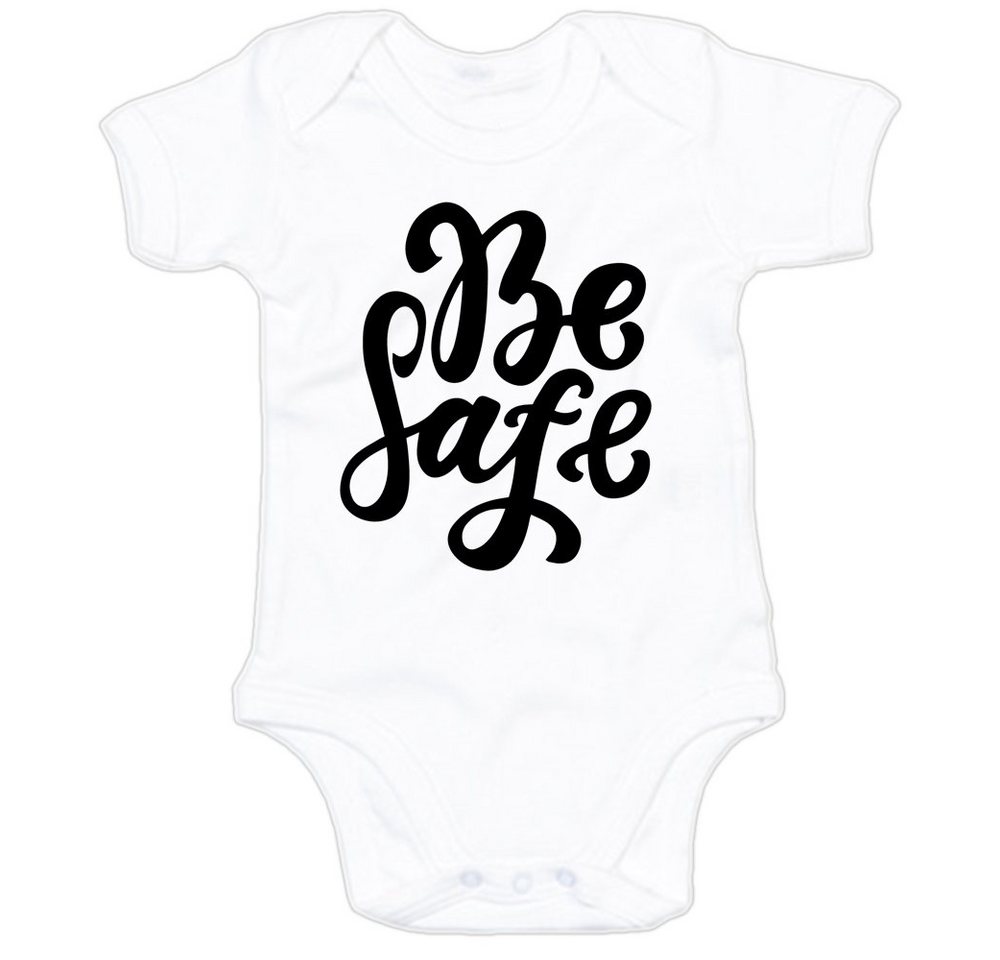 G-graphics Kurzarmbody Baby Body - Be Safe mit Spruch / Sprüche • Babykleidung • Geschenk zur Geburt / Taufe / Babyshower / Babyparty • Strampler von G-graphics