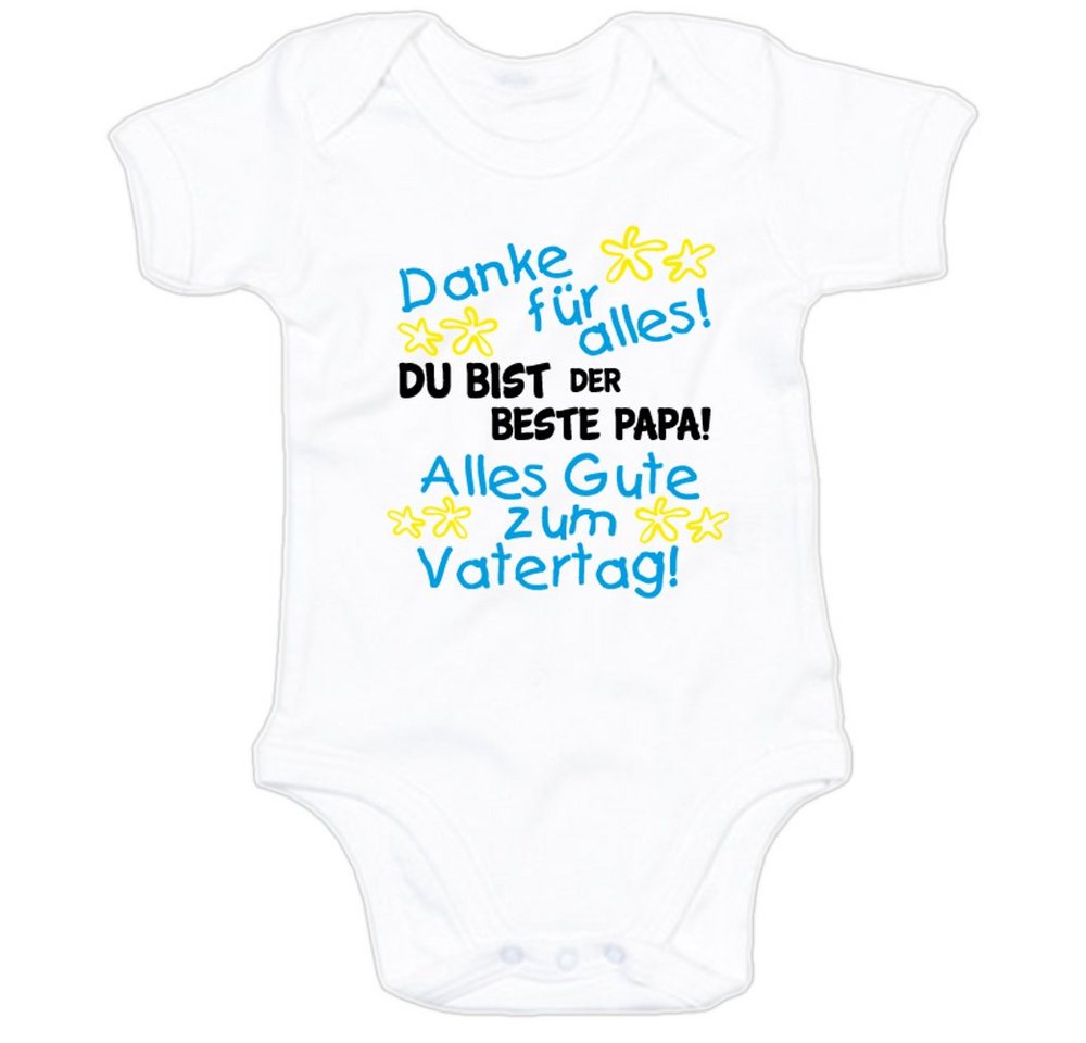 G-graphics Kurzarmbody Baby Body - Danke für alles! Du bist der beste Papa! Alles Gute zum Vatertag! mit Spruch / Sprüche • Babykleidung • Geschenk zum Vatertag • Strampler von G-graphics