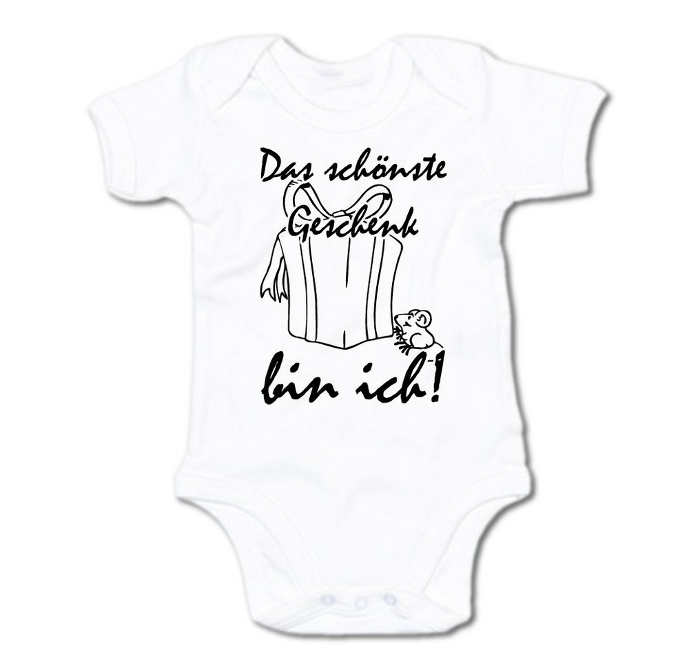 G-graphics Kurzarmbody Baby Body - Das schönste Geschenk bin ich! mit Spruch / Sprüche • Babykleidung • Geschenk zur Geburt / Taufe / Babyshower / Babyparty • Strampler von G-graphics