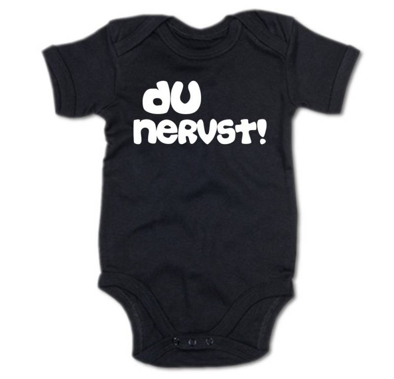G-graphics Kurzarmbody Du nervst! Baby Body mit Spruch / Motiv / Aufdruck von G-graphics