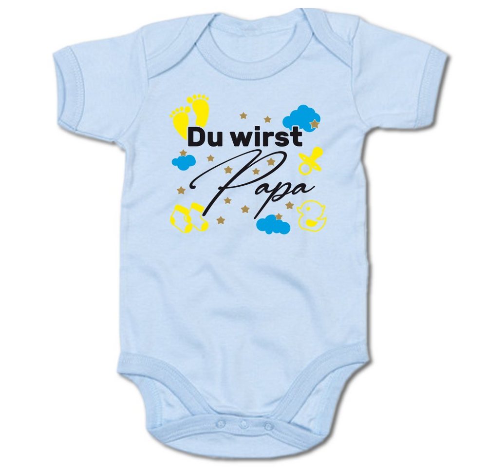 G-graphics Kurzarmbody Du wirst Papa Baby Body mit Spruch / Aufdruck • für den „Papa to be“ von G-graphics