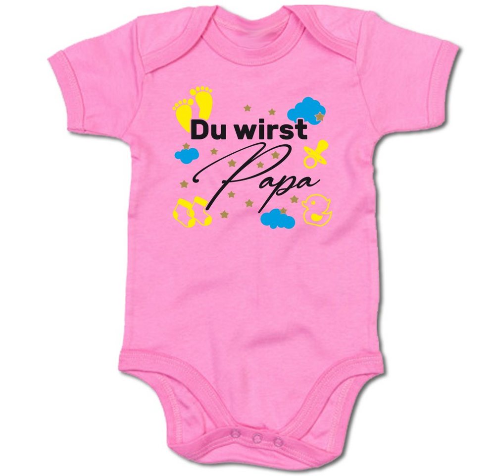 G-graphics Kurzarmbody Du wirst Papa Baby Body mit Spruch / Aufdruck • für den „Papa to be“ von G-graphics