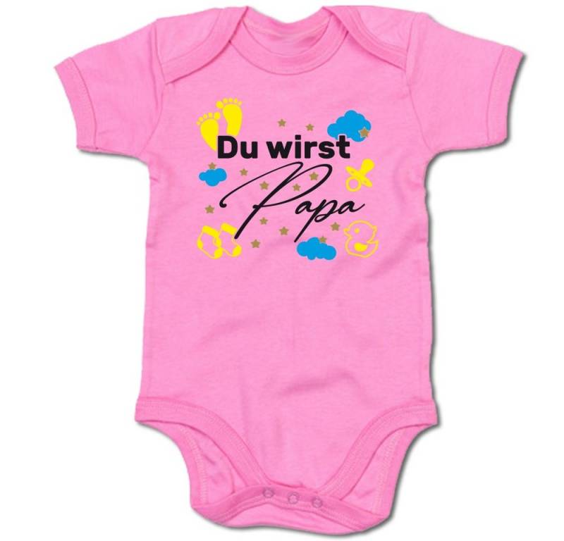 G-graphics Kurzarmbody Du wirst Papa Baby Body mit Spruch / Aufdruck • für den „Papa to be“ von G-graphics