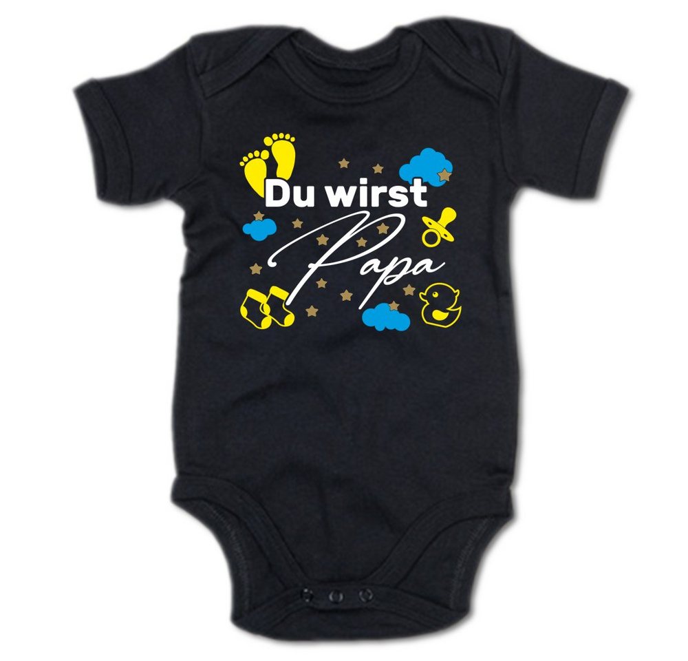 G-graphics Kurzarmbody Du wirst Papa Baby Body mit Spruch / Aufdruck • für den „Papa to be“ von G-graphics