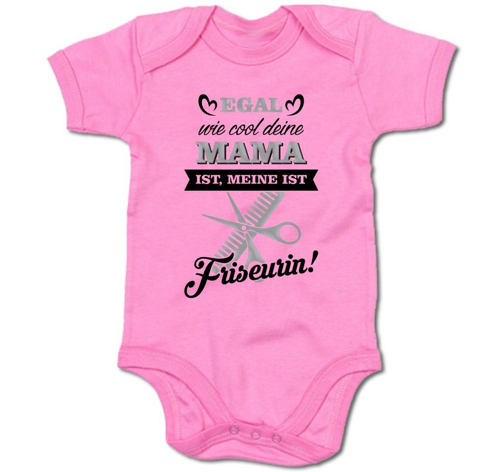 G-graphics Kurzarmbody Baby Body - Egal wie cool deine Mama ist, meine ist Friseurin! mit Spruch / Sprüche • Babykleidung • Geschenk zum Muttertag / zur Geburt / Taufe / Babyshower / Babyparty • Strampler von G-graphics