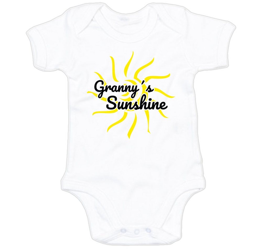 G-graphics Kurzarmbody Baby Body - Granny´s Sunshine mit Spruch / Sprüche • Babykleidung • Geschenk zum Muttertag / zur Geburt / Taufe / Babyshower / Babyparty • Strampler von G-graphics