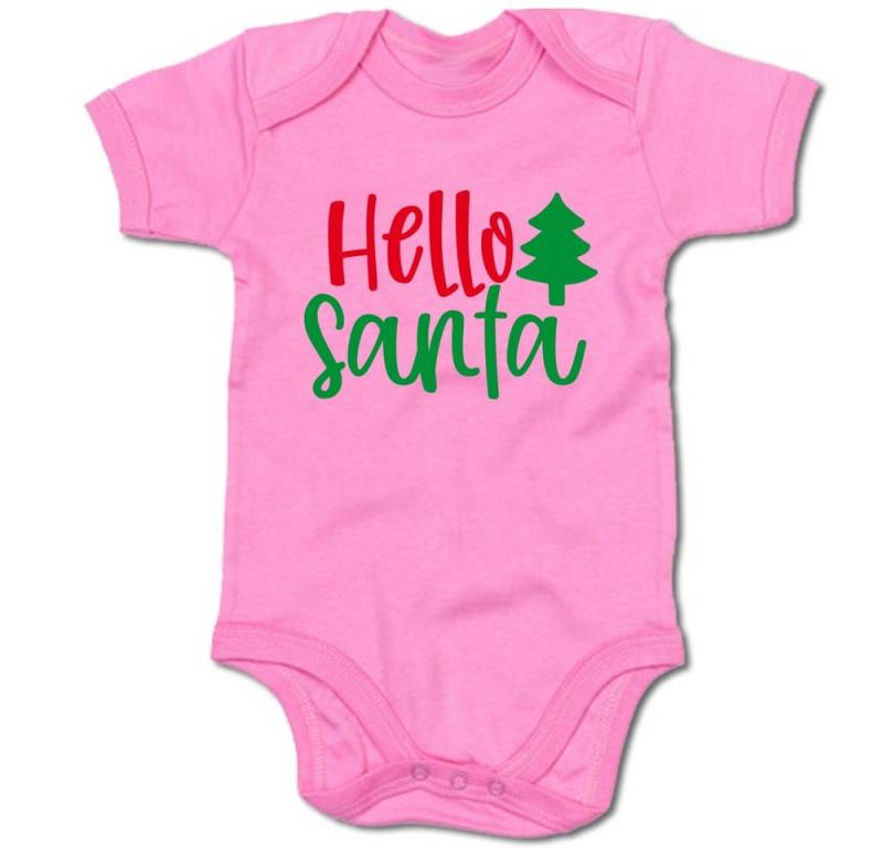 G-graphics Kurzarmbody Hello Santa Baby Body mit Spruch / Motiv / Aufdruck • mit Weihnachtsmotiv von G-graphics