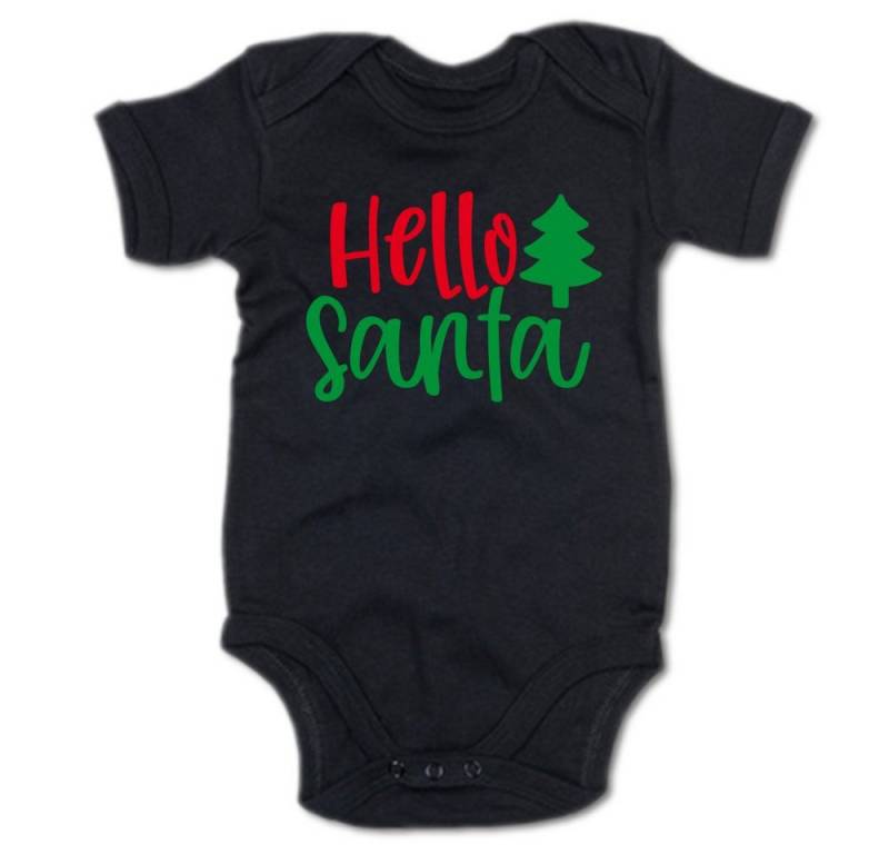 G-graphics Kurzarmbody Hello Santa Baby Body mit Spruch / Motiv / Aufdruck • mit Weihnachtsmotiv von G-graphics