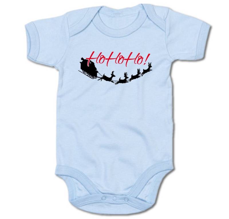 G-graphics Kurzarmbody Ho Ho Ho! Baby Body mit Spruch / Motiv / Aufdruck • mit Weihnachtsmotiv von G-graphics