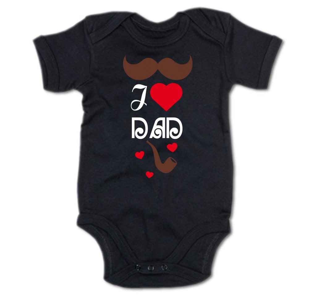 G-graphics Kurzarmbody I love Dad Baby Body mit Spruch / Motiv / Aufdruck • zum Vatertag von G-graphics
