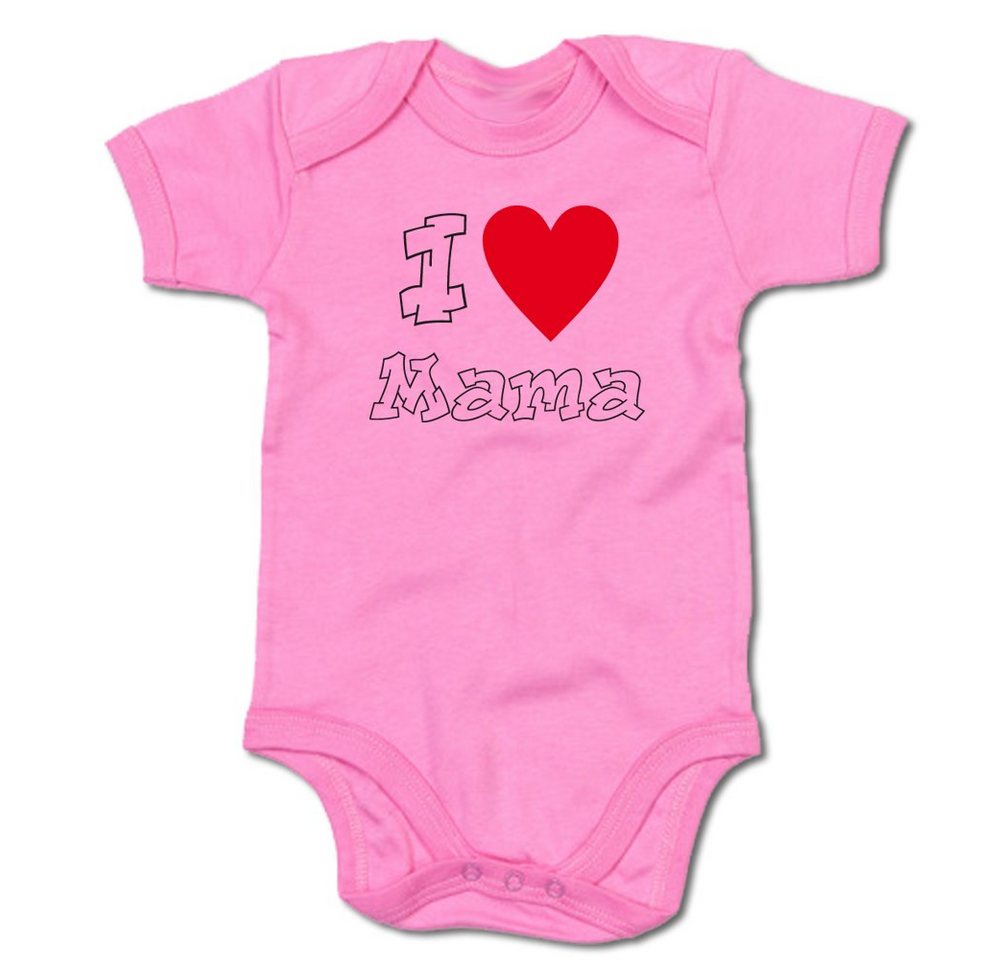 G-graphics Kurzarmbody Baby Body - I love Mama mit Spruch / Sprüche • Babykleidung • Geschenk zum Muttertag / zur Geburt / Taufe / Babyshower / Babyparty • Strampler von G-graphics