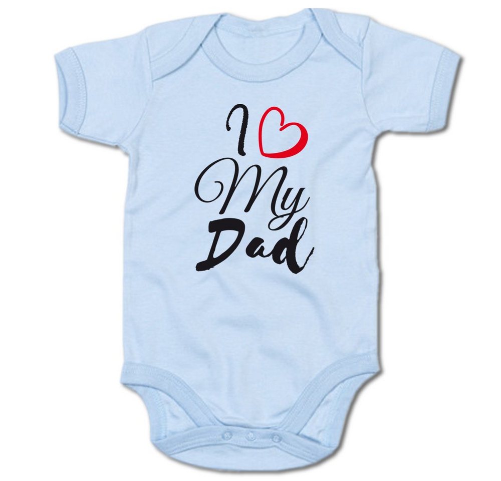 G-graphics Kurzarmbody I love my Dad Baby Body mit Spruch / Motiv / Aufdruck • zum Vatertag von G-graphics