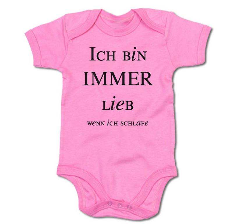 G-graphics Kurzarmbody Ich bin immer lieb, wenn ich schlafe Baby Body mit Spruch / Motiv / Aufdruck von G-graphics
