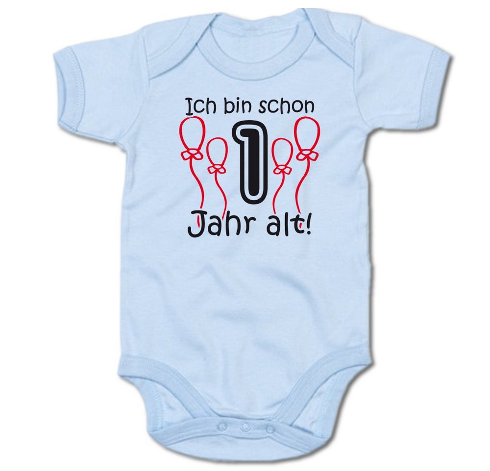 G-graphics Kurzarmbody Ich bin schon 1 Jahr alt! Baby Body mit Spruch / Motiv / Aufdruck • zum ersten Geburtstag von G-graphics