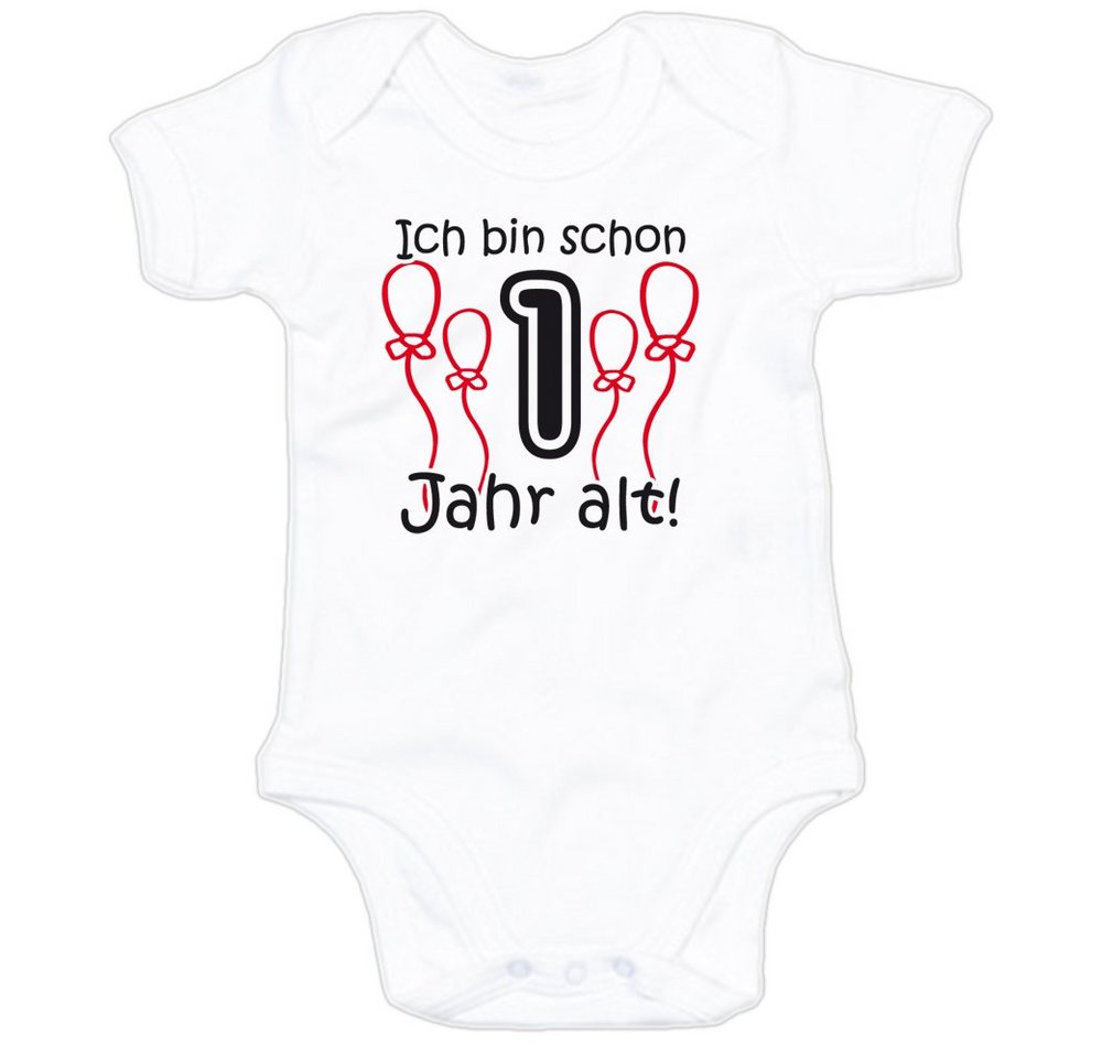 G-graphics Kurzarmbody Ich bin schon 1 Jahr alt! Baby Body mit Spruch / Motiv / Aufdruck • zum ersten Geburtstag G-graphics Kurzarmbody Ich bin schon 1 Jahr alt! Baby Body mit Spruch / Motiv / Aufdruck • zum ersten Geburtstag von G-graphics