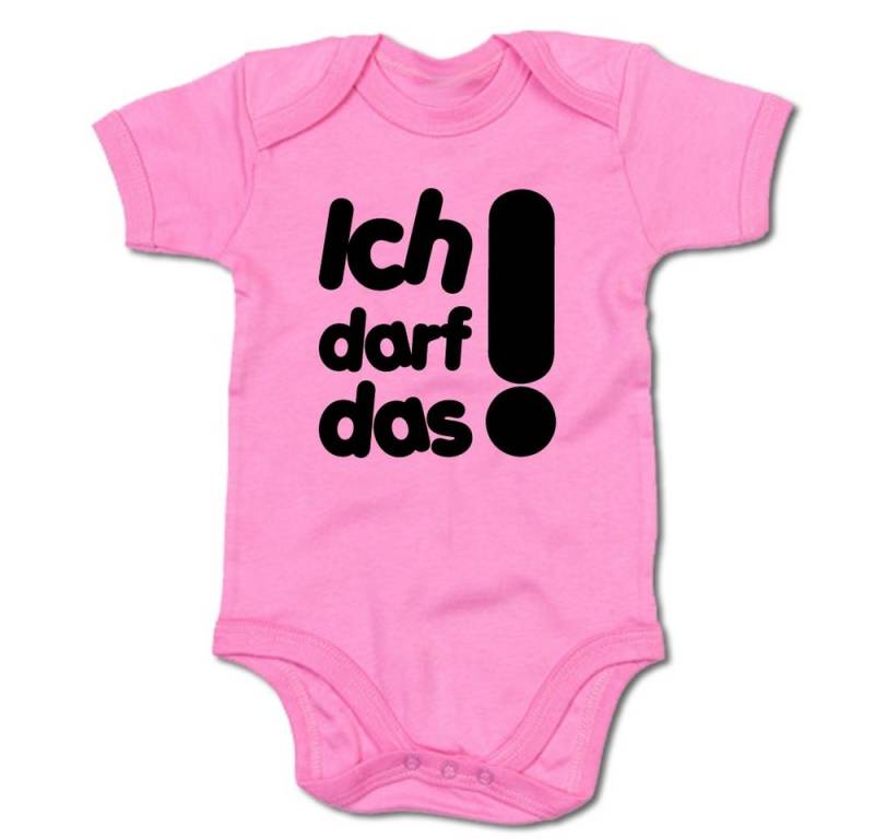 G-graphics Kurzarmbody Ich darf das! Baby Body mit Spruch / Motiv / Aufdruck von G-graphics