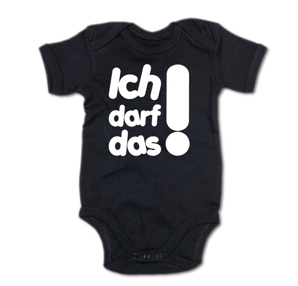 G-graphics Kurzarmbody Ich darf das! Baby Body mit Spruch / Motiv / Aufdruck von G-graphics