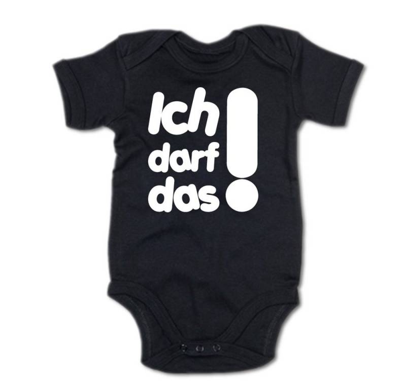 G-graphics Kurzarmbody Ich darf das! Baby Body mit Spruch / Motiv / Aufdruck von G-graphics