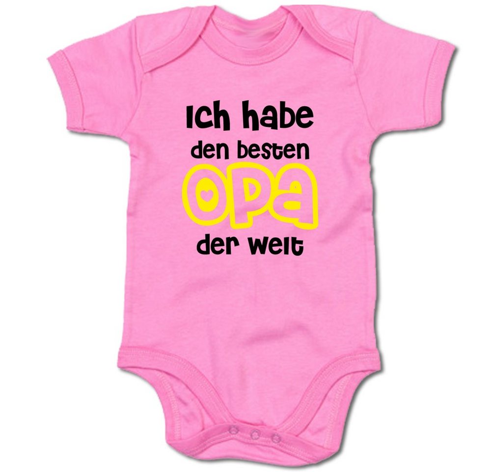 G-graphics Kurzarmbody Ich habe den besten Opa der Welt Baby Body mit Spruch / Motiv / Aufdruck • für/von Oma & Opa von G-graphics