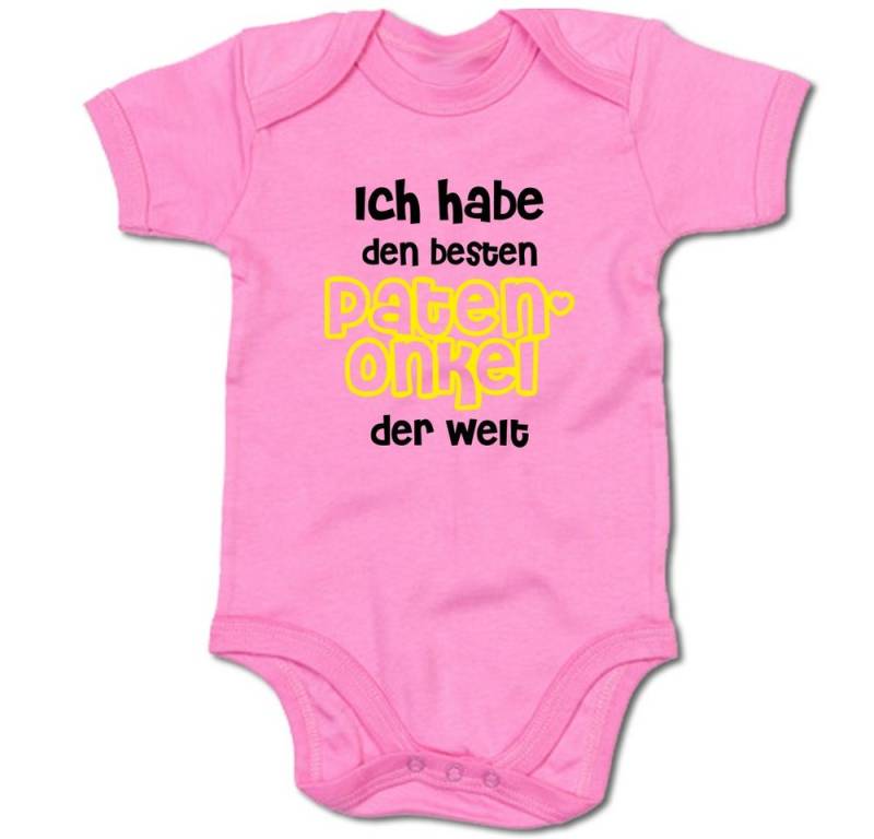 G-graphics Kurzarmbody Ich habe den besten Patenonkel der Welt Baby Body mit Spruch / Motiv / Aufdruck • für/von Tante & Onkel von G-graphics