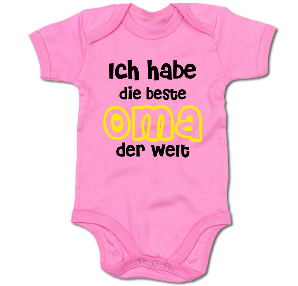 G-graphics Kurzarmbody Ich habe die beste Oma der Welt Baby Body mit Spruch / Motiv / Aufdruck • für/von Tante & Onkel von G-graphics