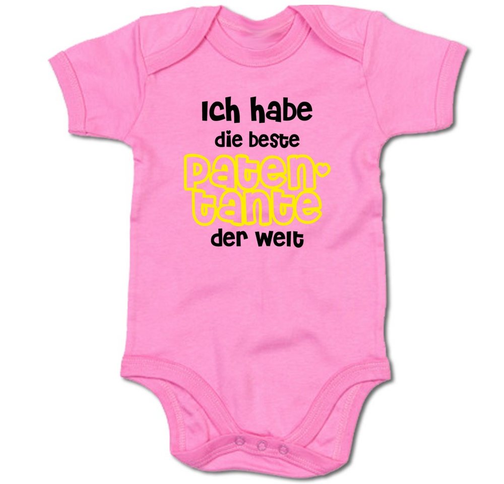 G-graphics Kurzarmbody Ich habe die beste Patentante der Welt Baby Body mit Spruch / Motiv / Aufdruck • für/von Tante & Onkel von G-graphics