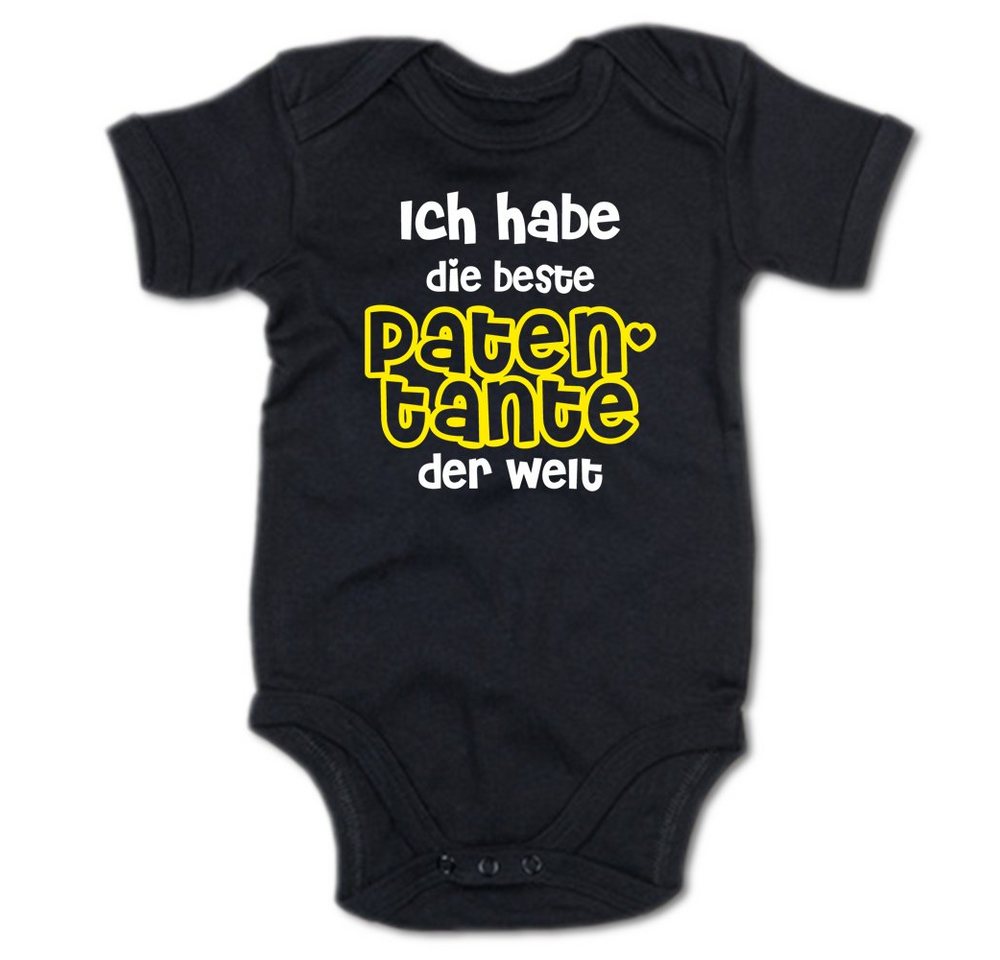 G-graphics Kurzarmbody Ich habe die beste Patentante der Welt Baby Body mit Spruch / Motiv / Aufdruck • für/von Tante & Onkel von G-graphics