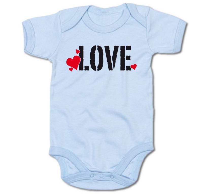 G-graphics Kurzarmbody LOVE Baby Body mit Spruch / Motiv / Aufdruck • zur Geburt / Babyparty von G-graphics