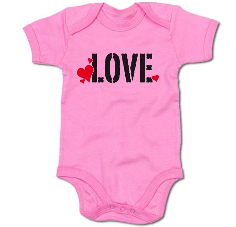 G-graphics Kurzarmbody LOVE Baby Body mit Spruch / Motiv / Aufdruck • zur Geburt / Babyparty von G-graphics