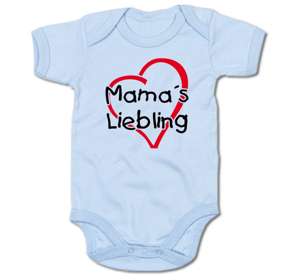 G-graphics Kurzarmbody Mama´s Liebling Baby Body mit Spruch / Motiv / Aufdruck • als Geschenk von G-graphics
