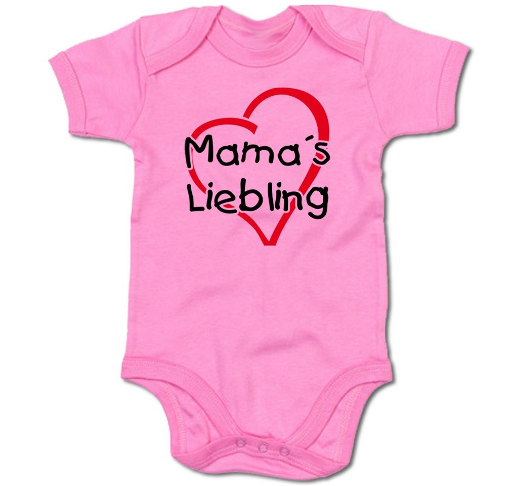 G-graphics Kurzarmbody Mama´s Liebling Baby Body mit Spruch / Motiv / Aufdruck • als Geschenk von G-graphics