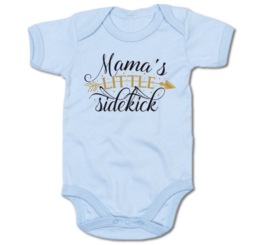 G-graphics Kurzarmbody Baby Body - Mama´s little sidekick mit Spruch / Sprüche • Babykleidung • Geschenk zum Muttertag / zur Geburt / Taufe / Babyshower / Babyparty • Strampler von G-graphics