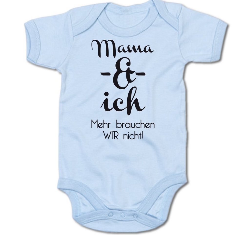 G-graphics Kurzarmbody Mama & ich – Mehr brauchen wir nicht! Baby Body mit Spruch / Motiv / Aufdruck • zur Geburt / Babyparty G-graphics Kurzarmbody Mama & ich – Mehr brauchen wir nicht! Baby Body mit Spruch / Motiv / Aufdruck • zur Geburt / Babyparty von G-graphics
