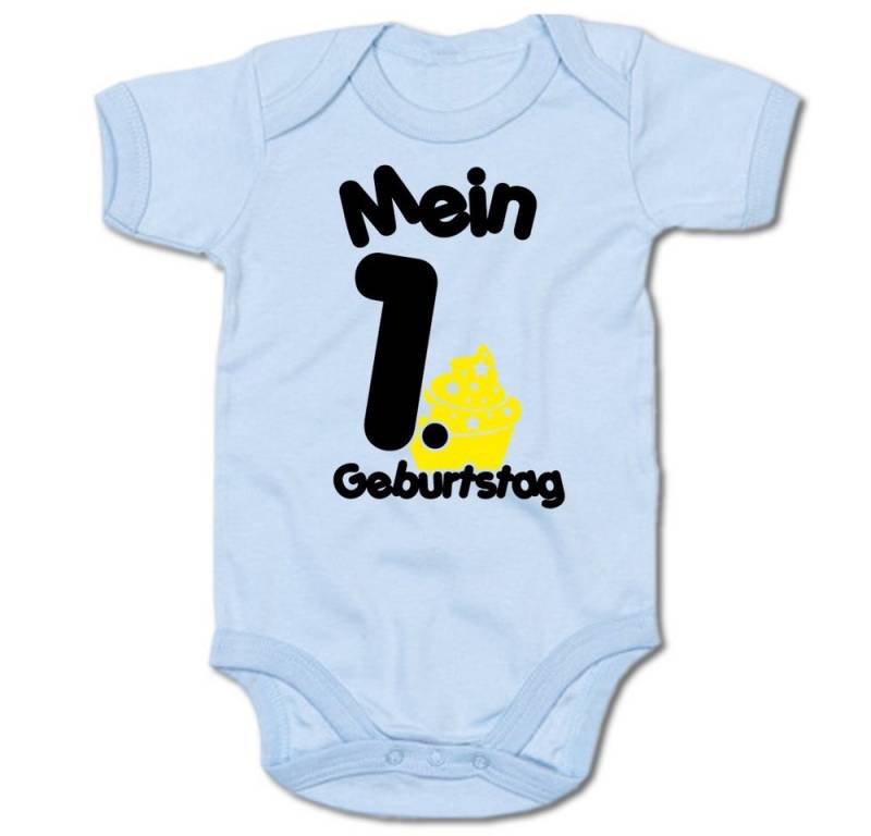 G-graphics Kurzarmbody Mein 1. Geburtstag Baby Body mit Spruch / Motiv / Aufdruck • zum ersten Geburtstag von G-graphics