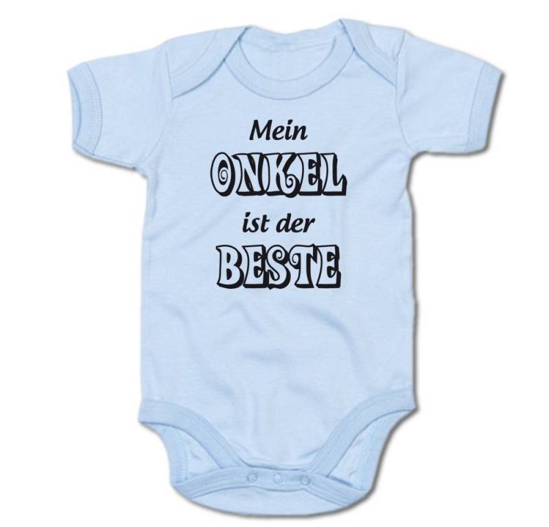 G-graphics Kurzarmbody Mein Onkel ist der Beste Baby Body mit Spruch / Motiv / Aufdruck • für/von Tante & Onkel von G-graphics