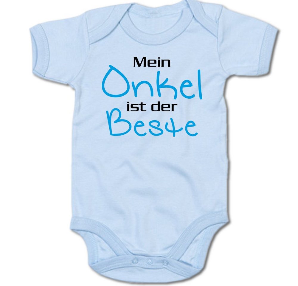 G-graphics Kurzarmbody Mein Onkel ist der Beste Baby Body mit Spruch / Motiv / Aufdruck • für/von Tante & Onkel von G-graphics