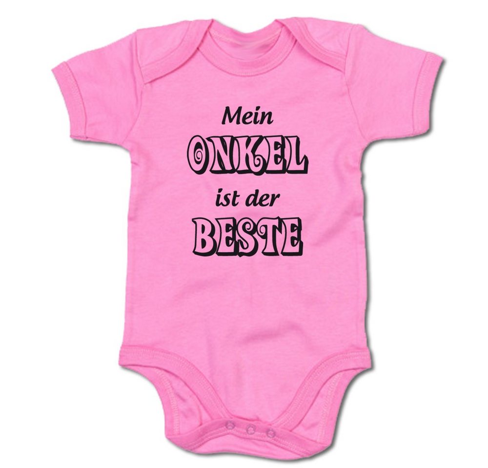 G-graphics Kurzarmbody Baby Body - Mein Onkel ist der Beste mit Spruch / Sprüche • Babykleidung • Geschenk zur Geburt / Taufe / Babyshower / Babyparty • Strampler von G-graphics